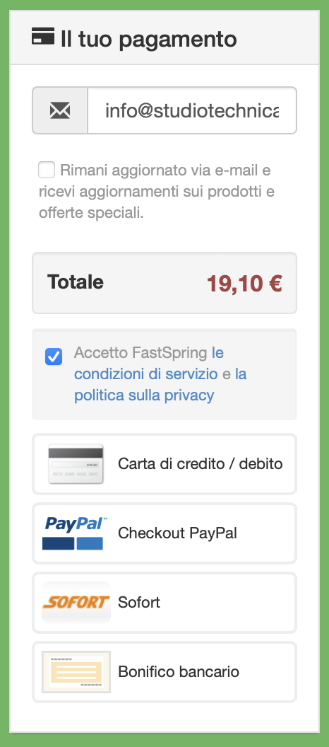 Totale senza IVA